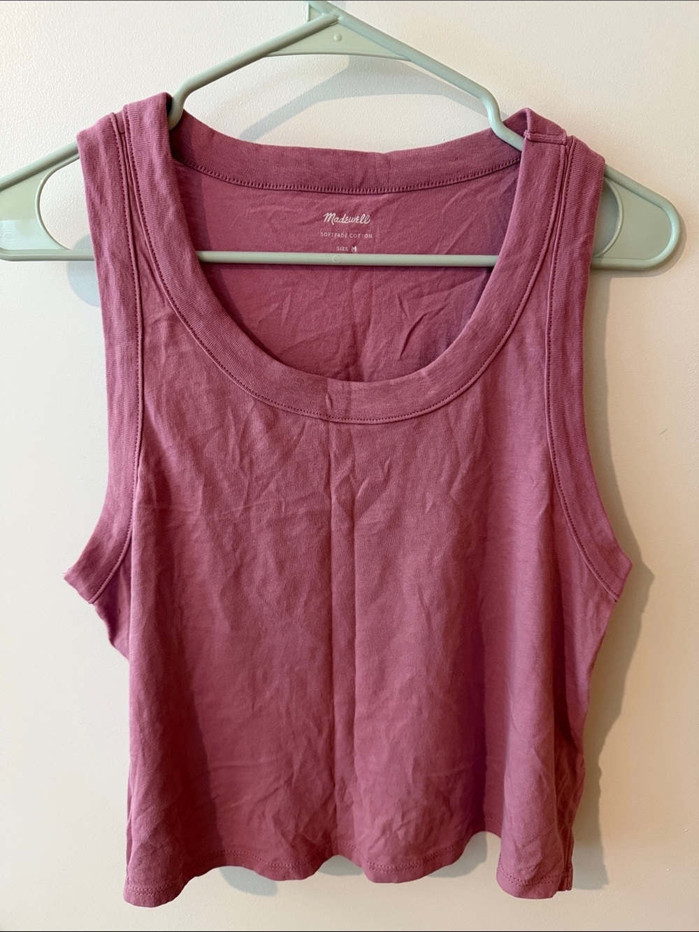 Madewell Women's Rose-Mauve Scoop Neck Tank